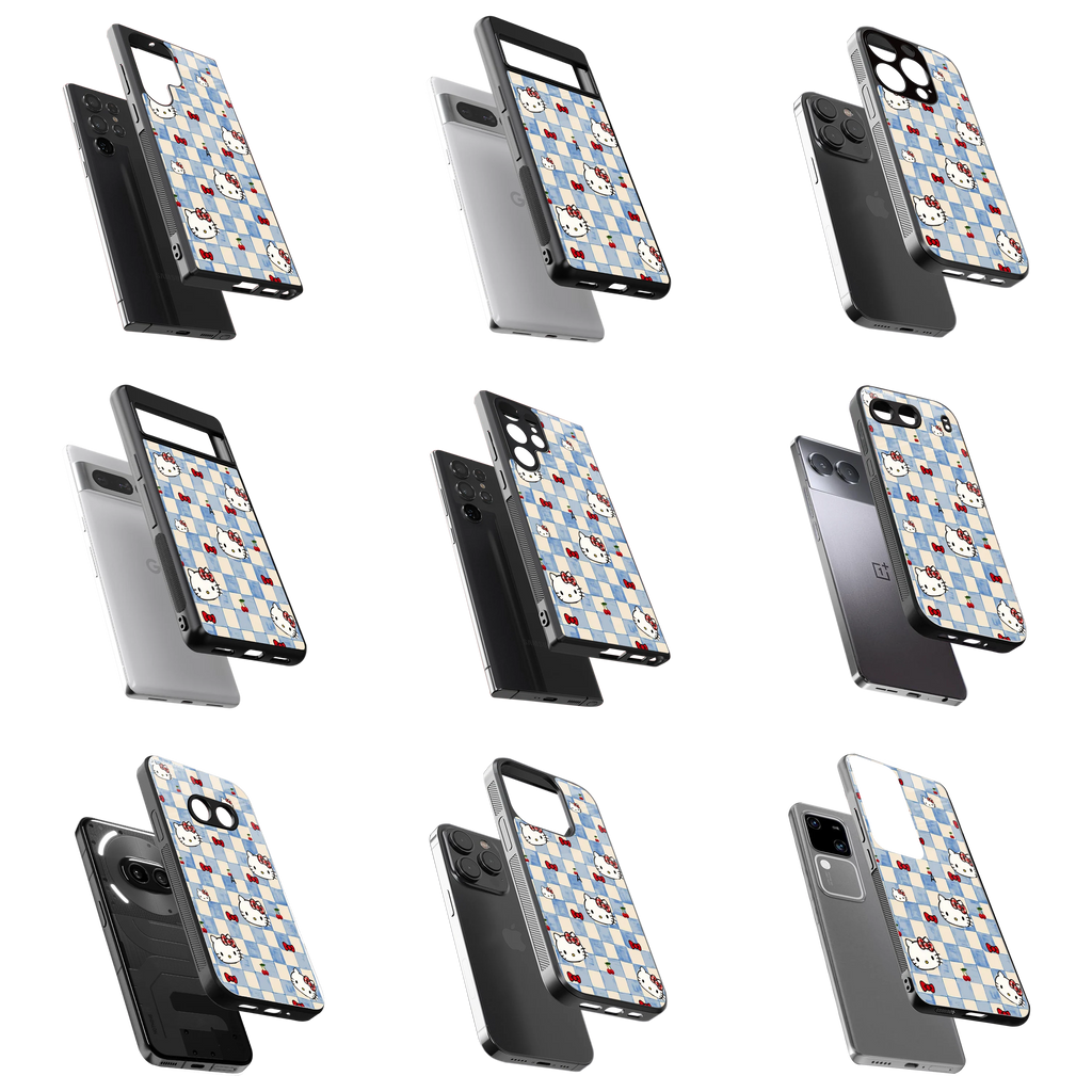 Durable Glass Back Mobile Case for iPhone, Samsung, OnePlus, Google Pixel, Redmi, Vivo, Oppo