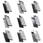 Durable Glass Back Mobile Case for iPhone, Samsung, OnePlus, Google Pixel, Redmi, Vivo, Oppo