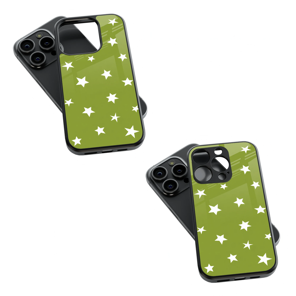 Trendy Glass Back Mobile Case for iPhone, Samsung, Redmi, OnePlus, Google Pixel, Motorola