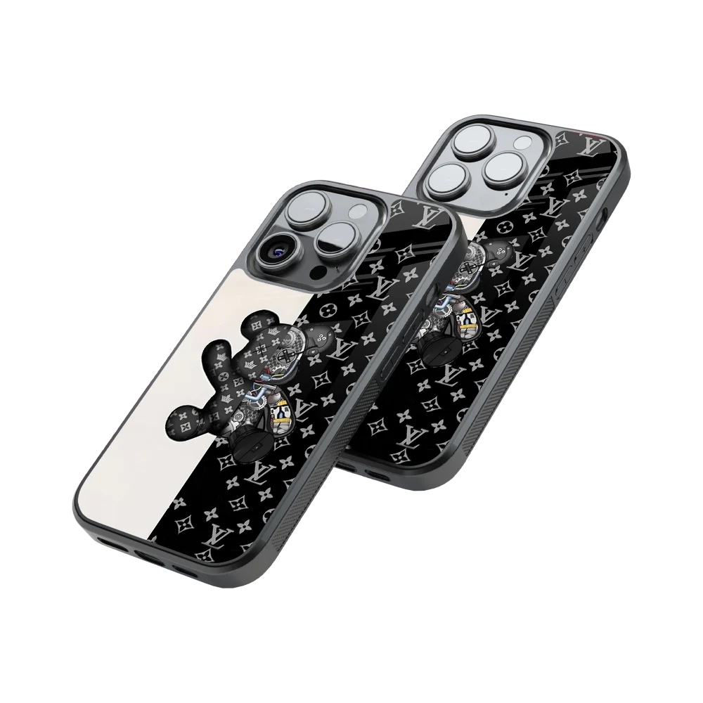 Protective Glass Back Phone Case Compatible with iPhone, Samsung, OnePlus, Pixel & More