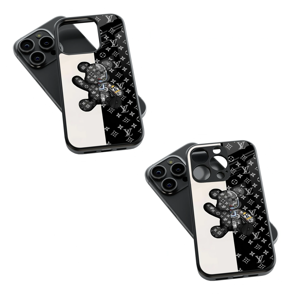Trendy Glass Back Mobile Case for iPhone, Samsung, Redmi, OnePlus, Google Pixel, Motorola