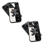 Trendy Glass Back Mobile Case for iPhone, Samsung, Redmi, OnePlus, Google Pixel, Motorola