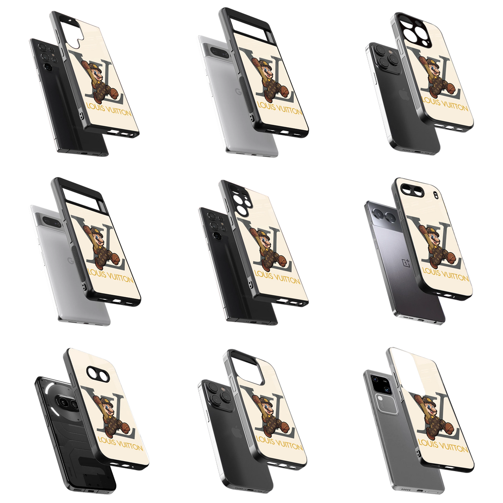 Durable Glass Back Mobile Case for iPhone, Samsung, OnePlus, Google Pixel, Redmi, Vivo, Oppo