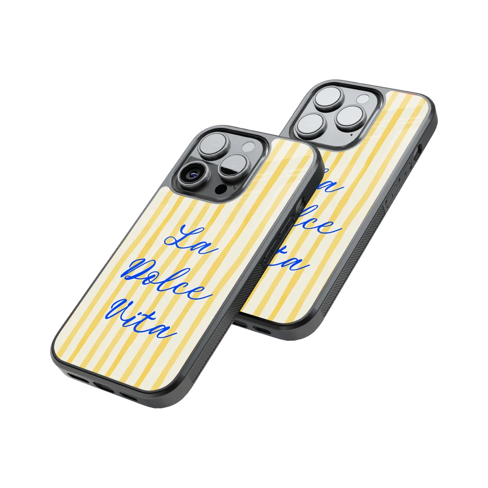 Protective Glass Back Phone Case Compatible with iPhone, Samsung, OnePlus, Pixel & More