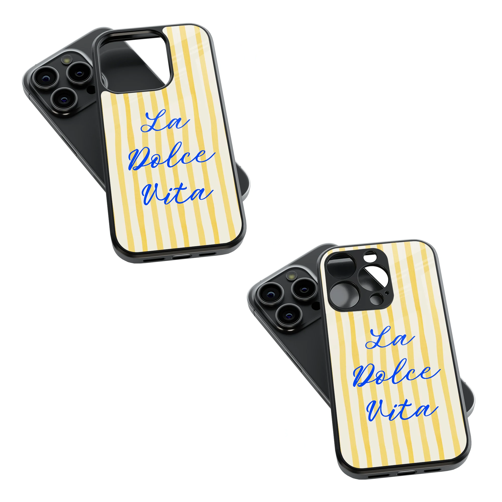 Trendy Glass Back Mobile Case for iPhone, Samsung, Redmi, OnePlus, Google Pixel, Motorola