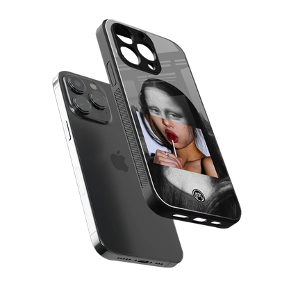 la mona lisa back phone cover | glass case for iphone 13 pro max
