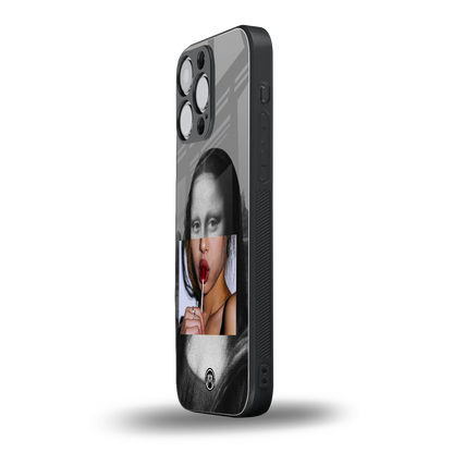 la mona lisa back phone cover | glass case for iphone 13 pro max
