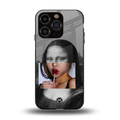 la mona lisa back phone cover | glass case for iphone 13 pro