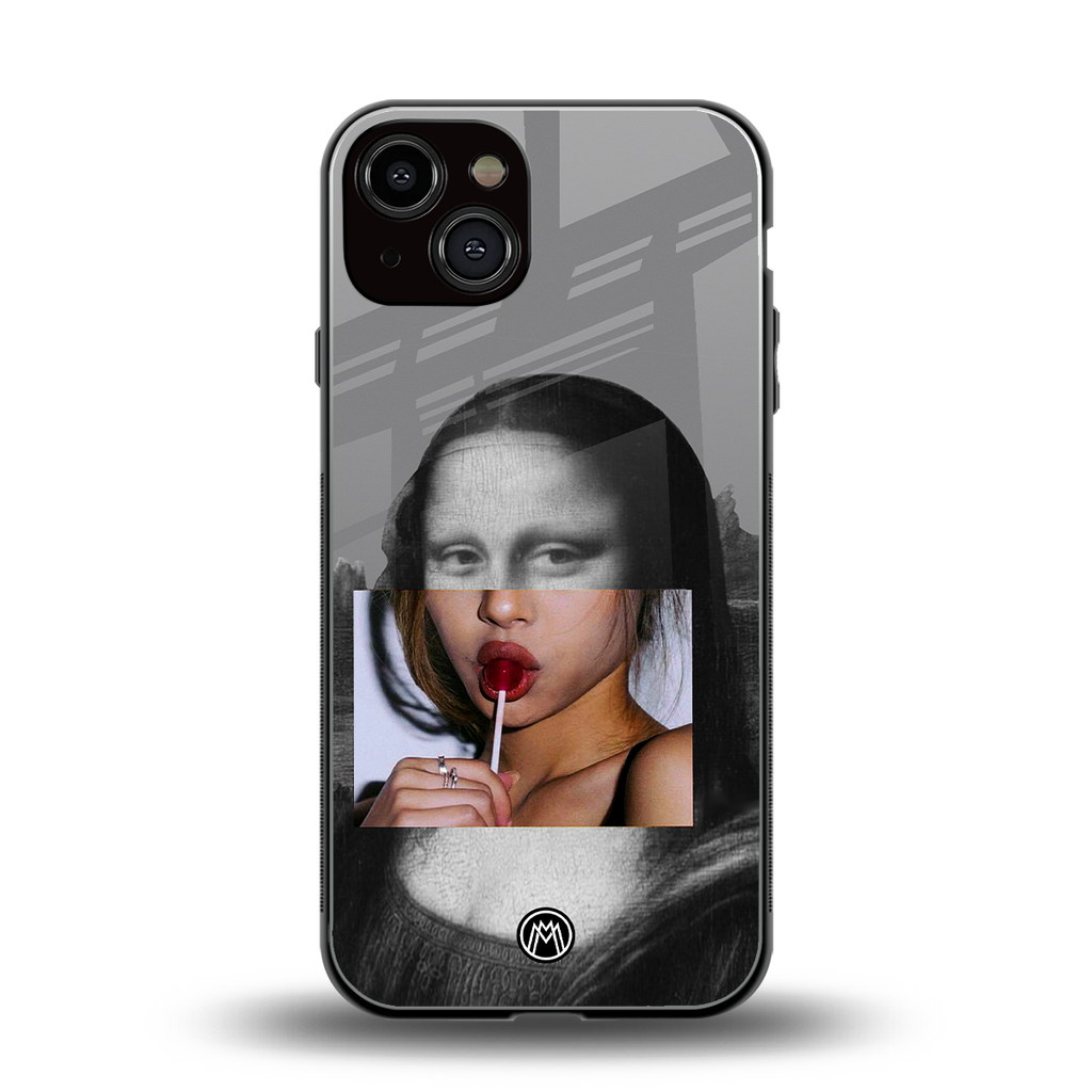la mona lisa back phone cover | glass case for iphone 13