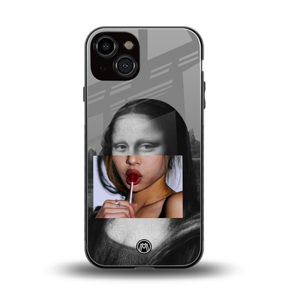 la mona lisa back phone cover | glass case for iphone 13