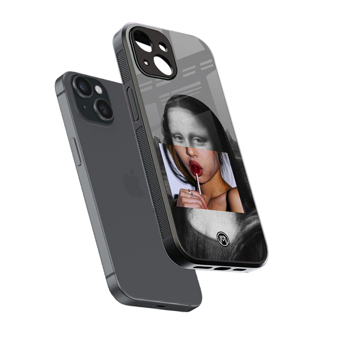 la mona lisa back phone cover | glass case for iphone 13