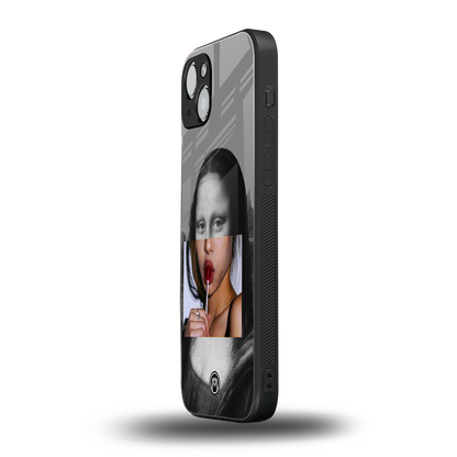 la mona lisa back phone cover | glass case for iphone 13