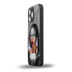 la mona lisa back phone cover | glass case for iphone 15 pro max