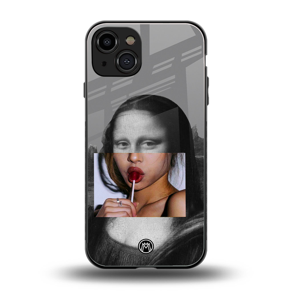la mona lisa back phone cover | glass case for iphone 14