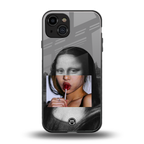la mona lisa back phone cover | glass case for iphone 14