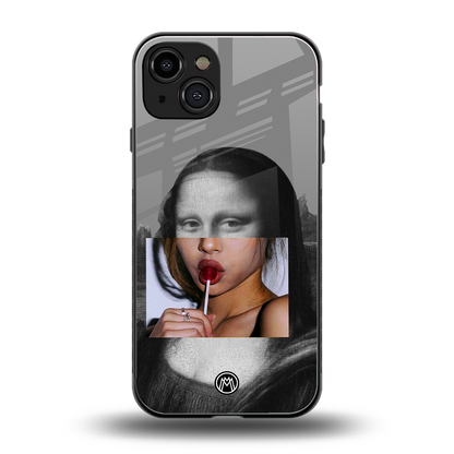 la mona lisa back phone cover | glass case for iphone 14