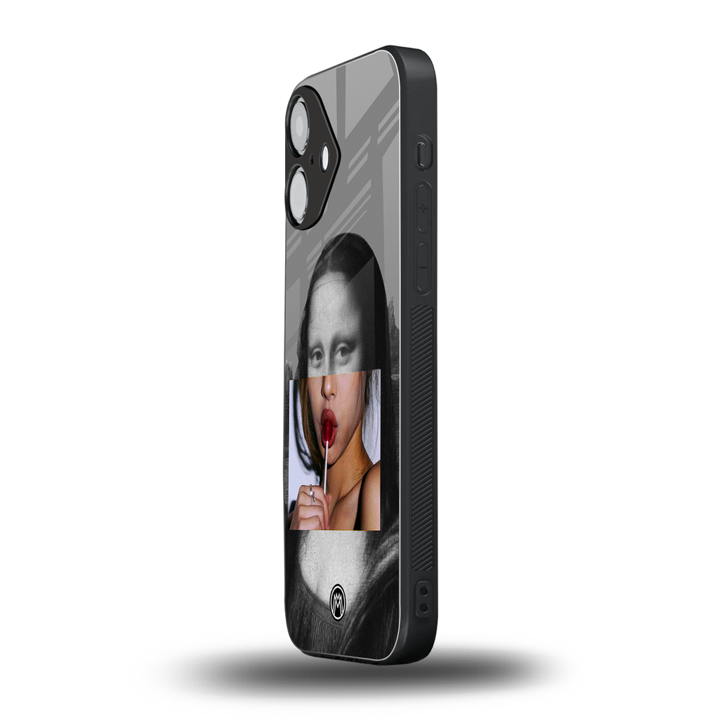 la mona lisa back phone cover | glass case for iphone 16