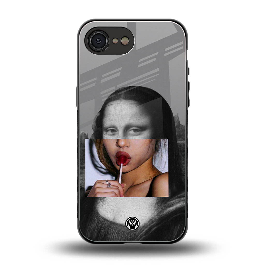 la mona lisa back phone cover | glass case for iphone 16e