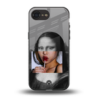 la mona lisa back phone cover | glass case for iphone 16e