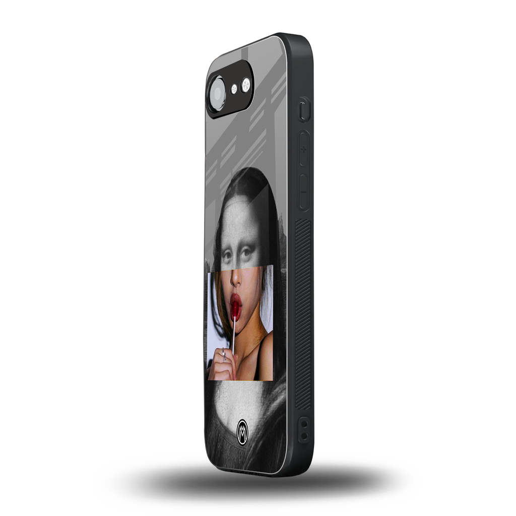 la mona lisa back phone cover | glass case for iphone 16e