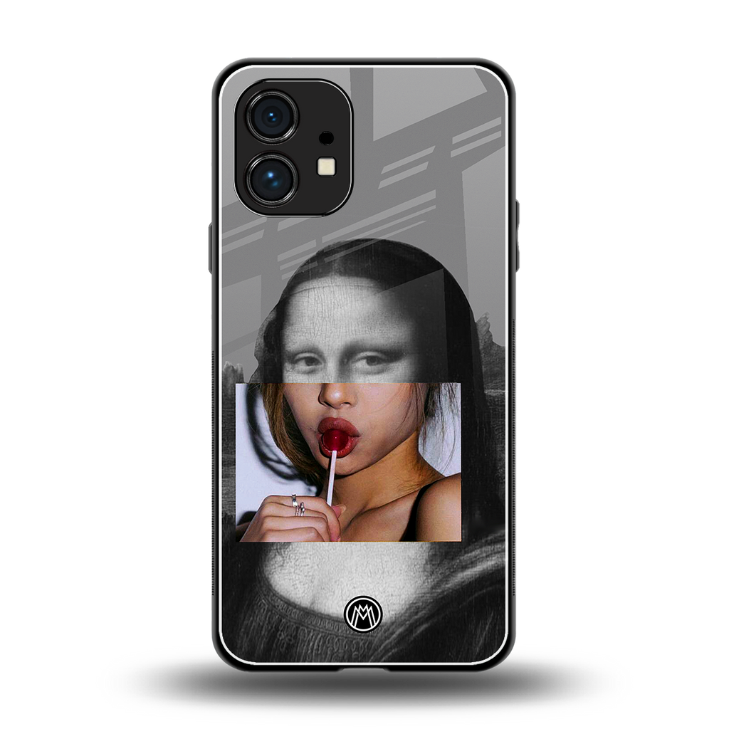 la mona lisa back phone cover | glass case for nothing phone 1