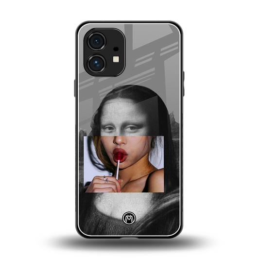 la mona lisa back phone cover | glass case for nothing phone 1