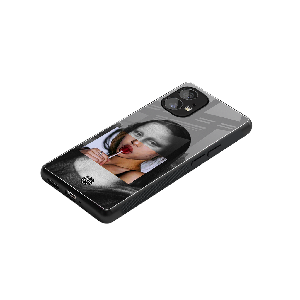 la mona lisa back phone cover | glass case for nothing phone 1