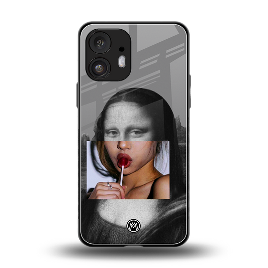 la mona lisa back phone cover | glass case for nothing phone 2