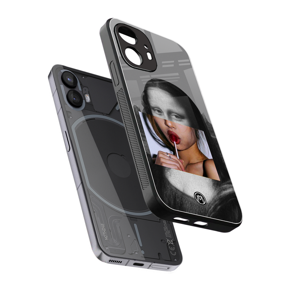 la mona lisa back phone cover | glass case for nothing phone 2