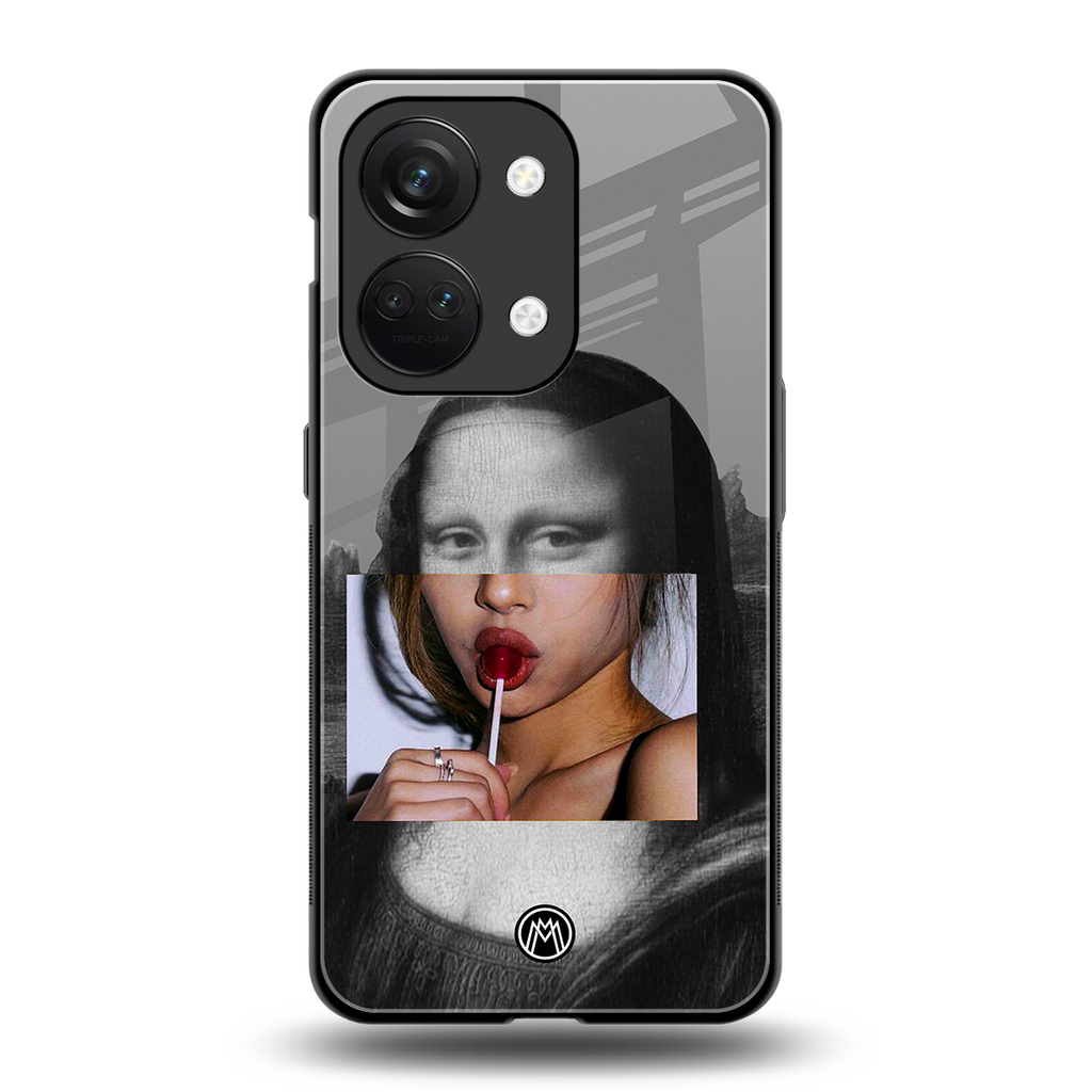 la mona lisa back phone cover | glass case for oneplus nord 3