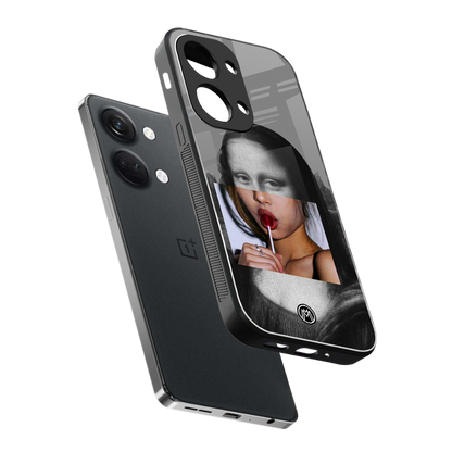 la mona lisa back phone cover | glass case for oneplus nord 3