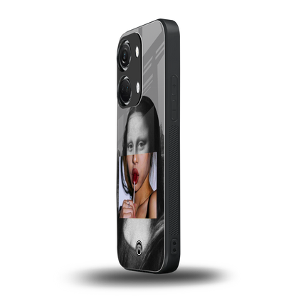 la mona lisa back phone cover | glass case for oneplus nord 3