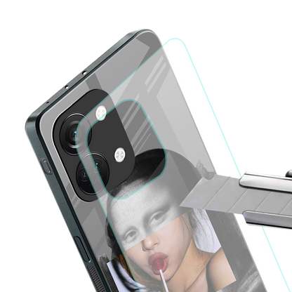 la mona lisa back phone cover | glass case for oneplus nord 3