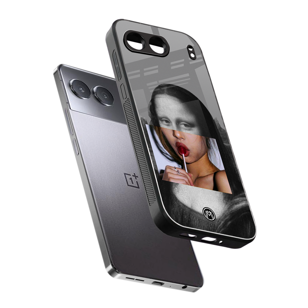 la mona lisa back phone cover | glass case for oneplus nord 4
