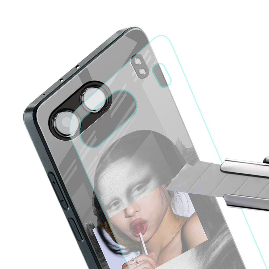 la mona lisa back phone cover | glass case for oneplus nord 4