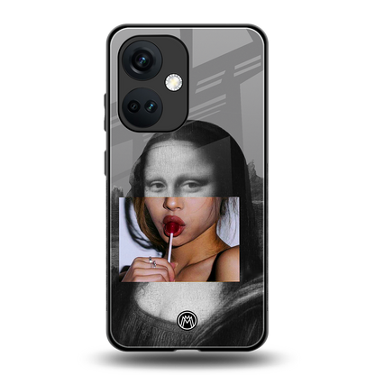 la mona lisa back phone cover | glass case for oneplus nord ce 3