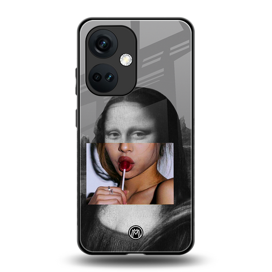 la mona lisa back phone cover | glass case for oneplus nord ce 3