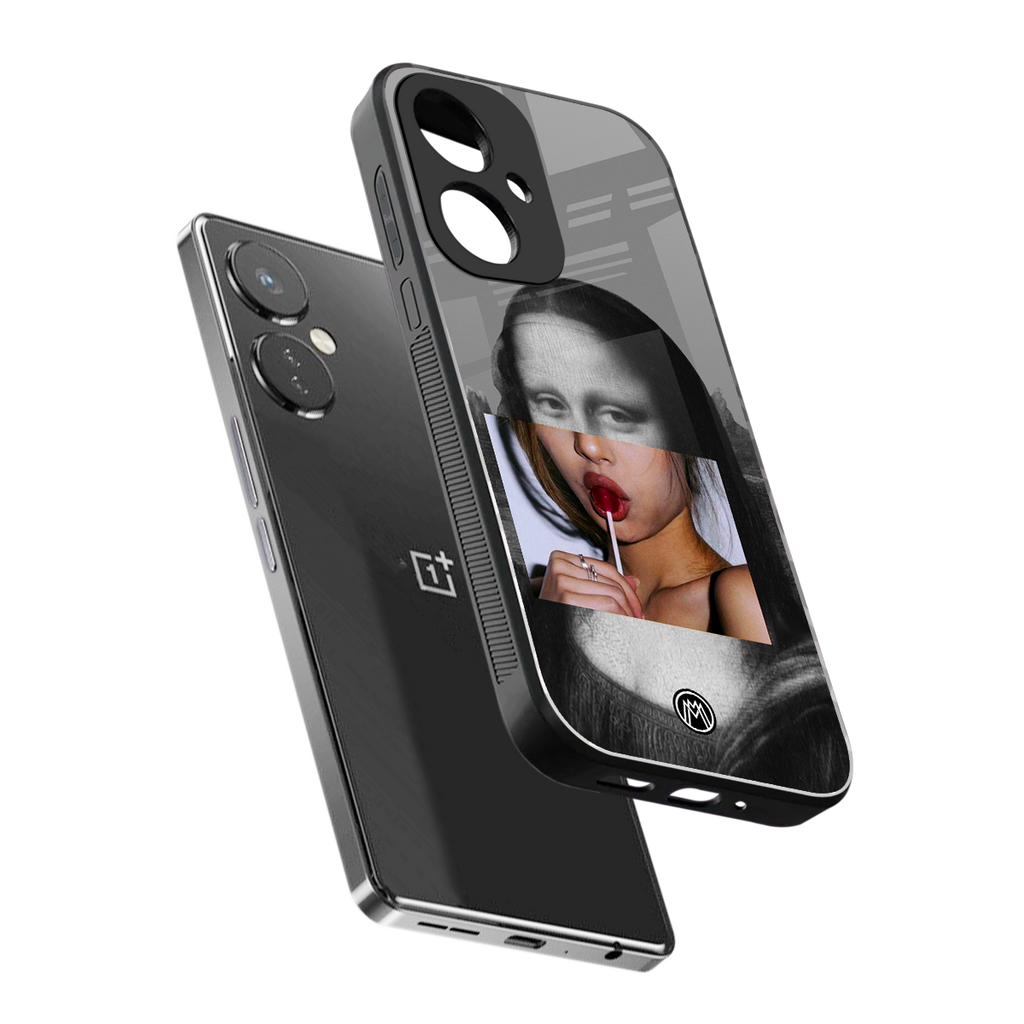la mona lisa back phone cover | glass case for oneplus nord ce 3