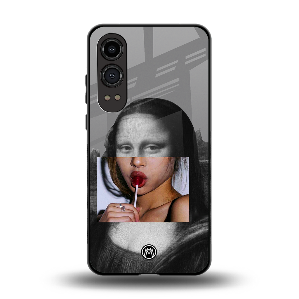 la mona lisa back phone cover | glass case for oneplus nord ce 4 lite
