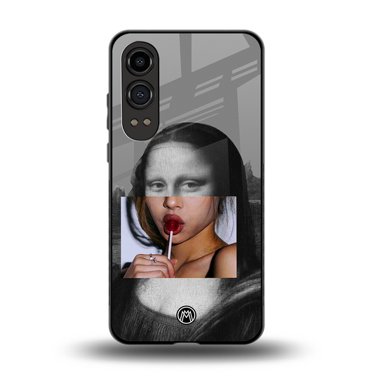 la mona lisa back phone cover | glass case for oneplus nord ce 4 lite