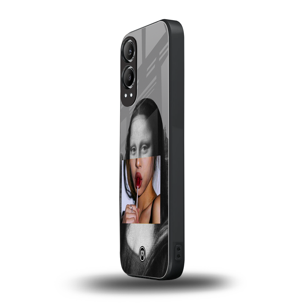la mona lisa back phone cover | glass case for oneplus nord ce 4 lite