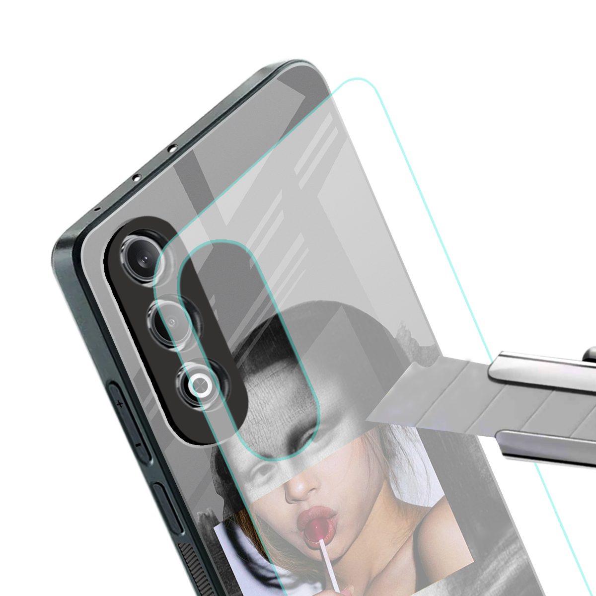 la mona lisa back phone cover | glass case for oneplus nord ce 4