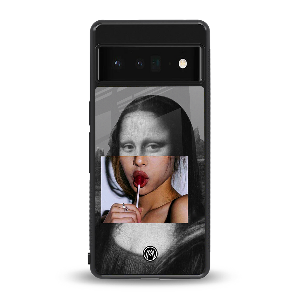 la mona lisa back phone cover | glass case for google pixel 6 pro