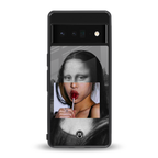 la mona lisa back phone cover | glass case for google pixel 6 pro