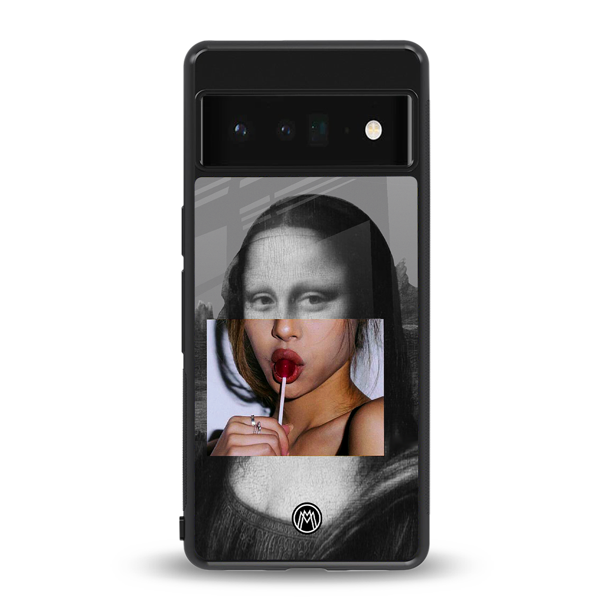 la mona lisa back phone cover | glass case for google pixel 6 pro