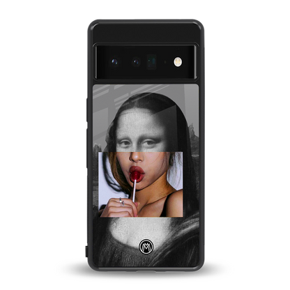 la mona lisa back phone cover | glass case for google pixel 6 pro