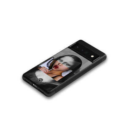 la mona lisa back phone cover | glass case for google pixel 6 pro
