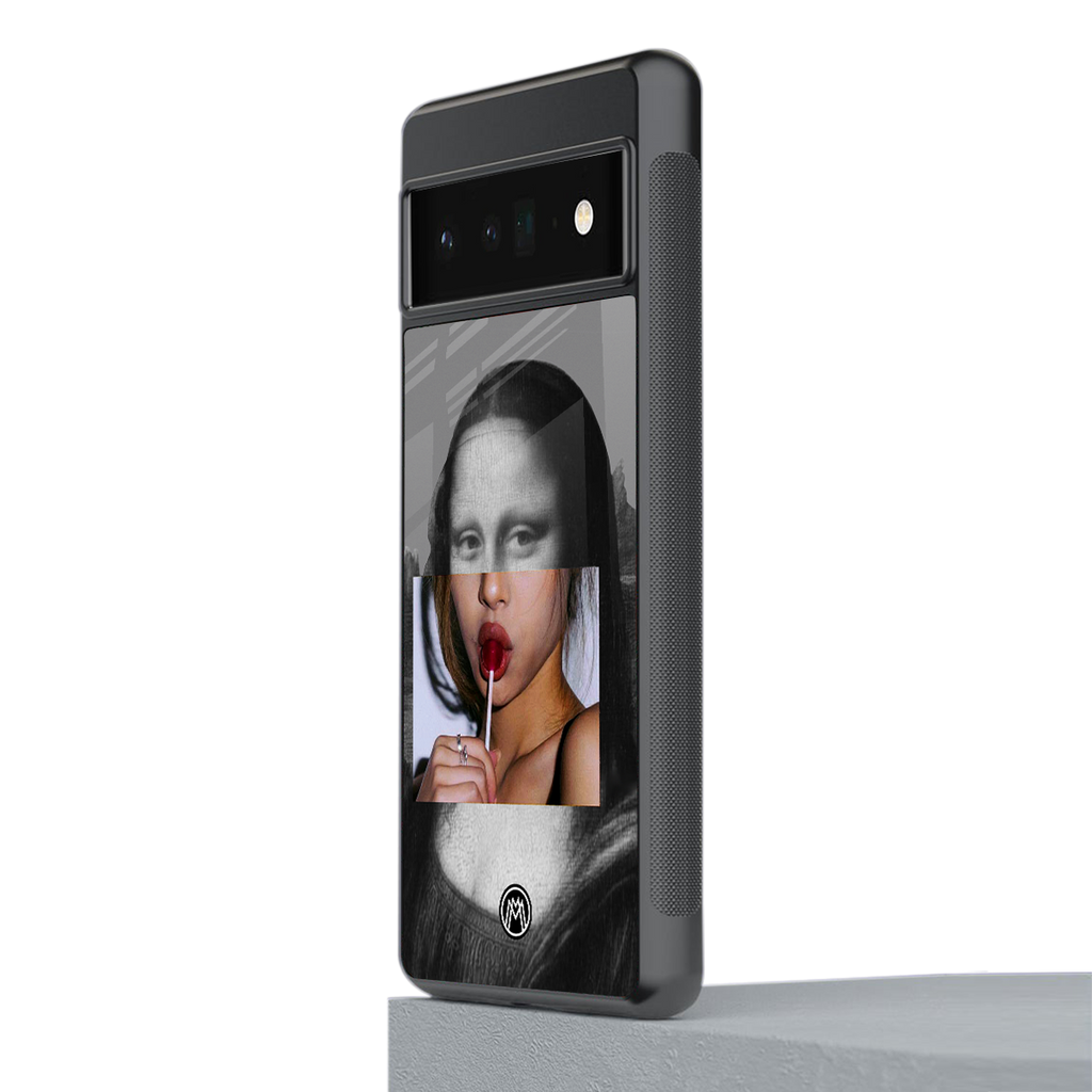 la mona lisa back phone cover | glass case for google pixel 6 pro