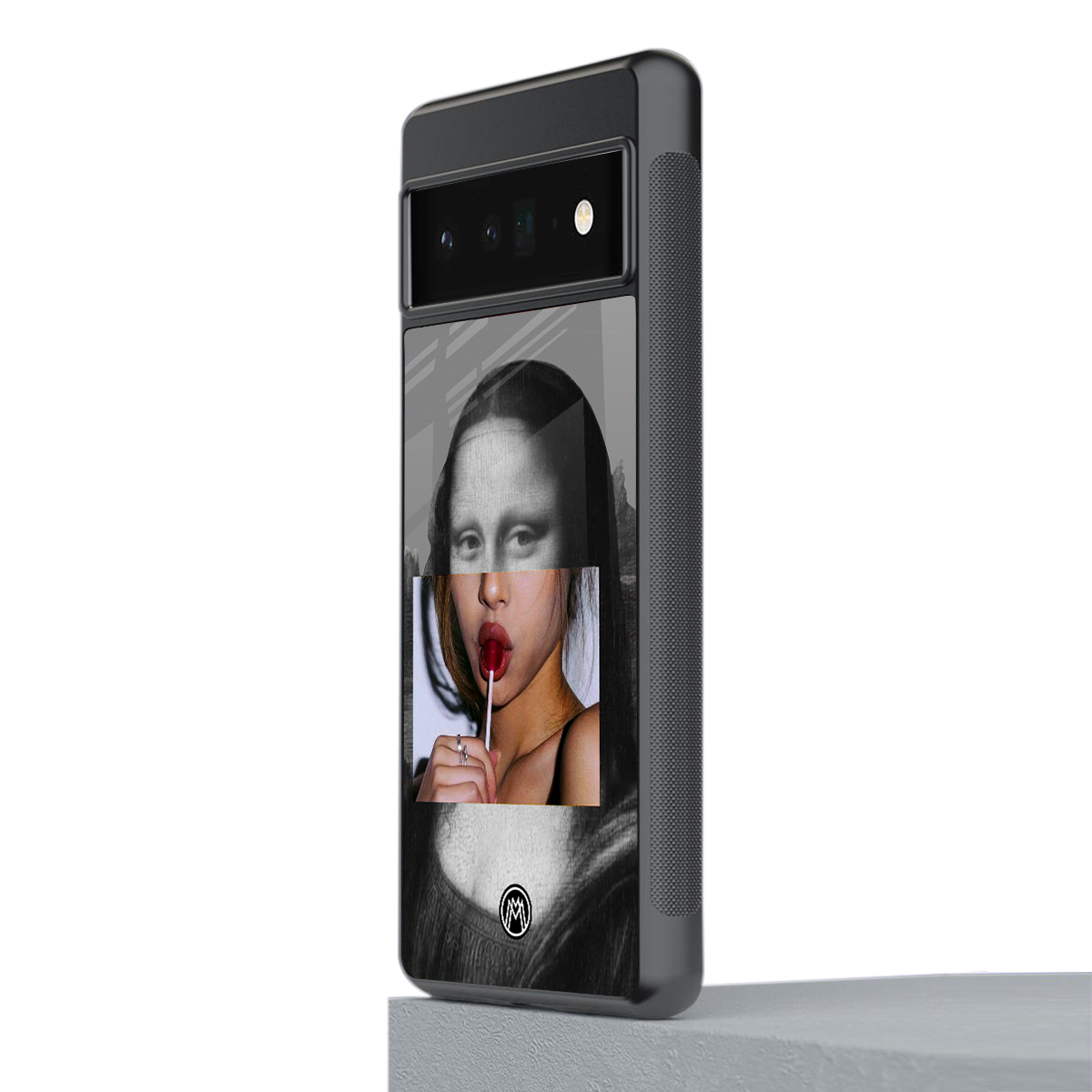 la mona lisa back phone cover | glass case for google pixel 6 pro