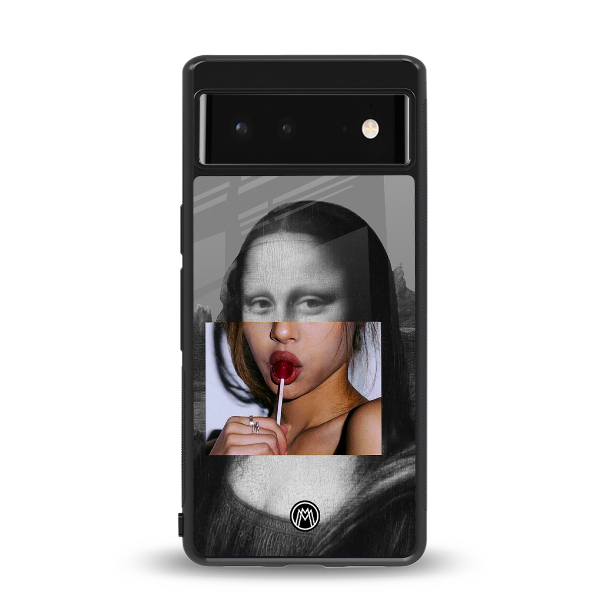 la mona lisa back phone cover | glass case for google pixel 6